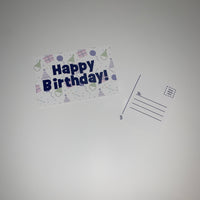 Birthday Pattern Postcard