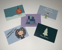 Winter and Holiday Postcard Pack