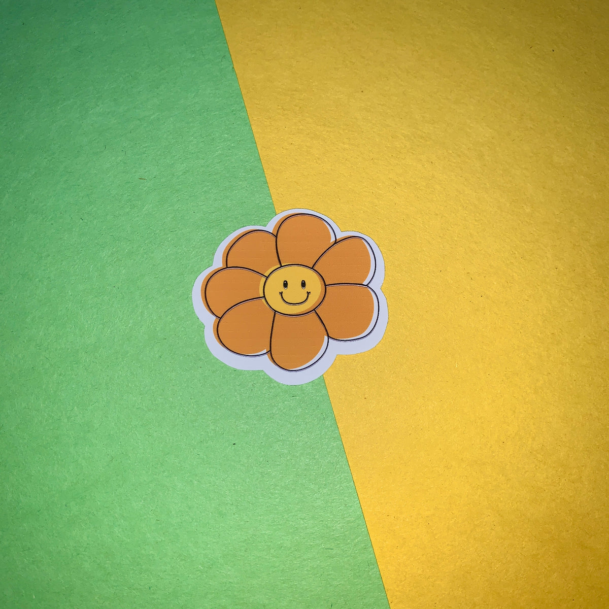 Happy Flower Sticker – Lamkin Designs