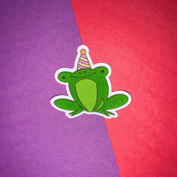 Party Frog Sticker