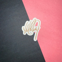 Whitney Signature Sticker