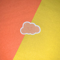 Smiley Cloud Sticker